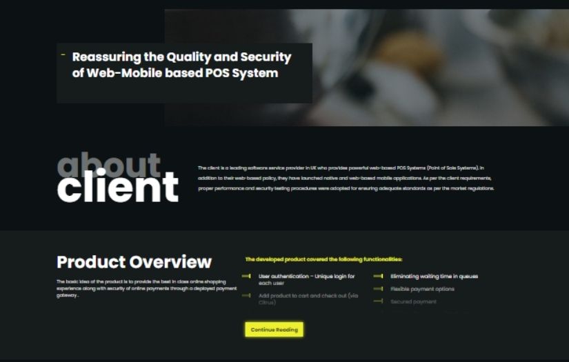 Testing Performance and Security of UK Based Cosmetic Web Mobile App - POS TESTING screenshot 1