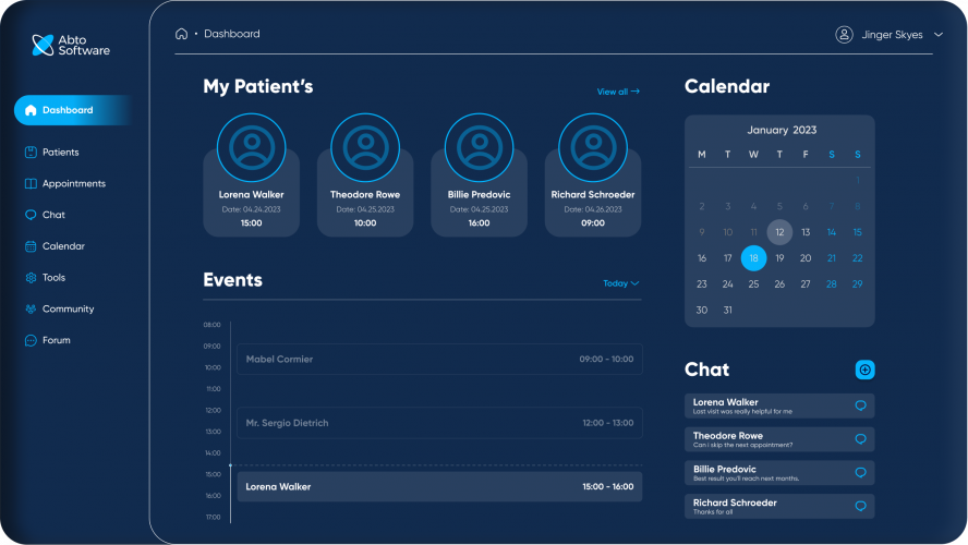 Telemedicine platform for US healthcare provider screenshot 1