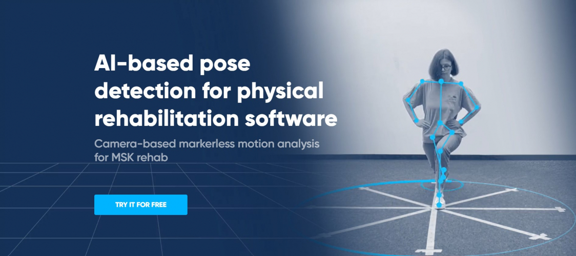 Pose Detection technology for MSK rehabilitation screenshot 1