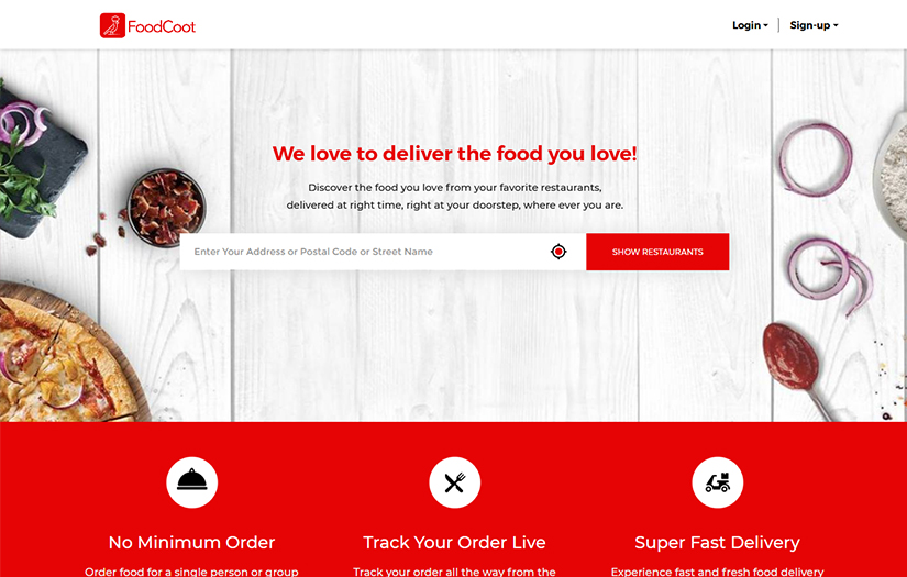 Foodcoot screenshot 1