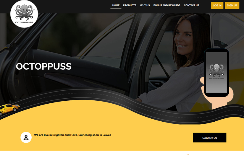 Octoppuss - Get Cabs or Deliveries in minutes screenshot 1