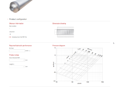 Custom silencers calculation and selection program