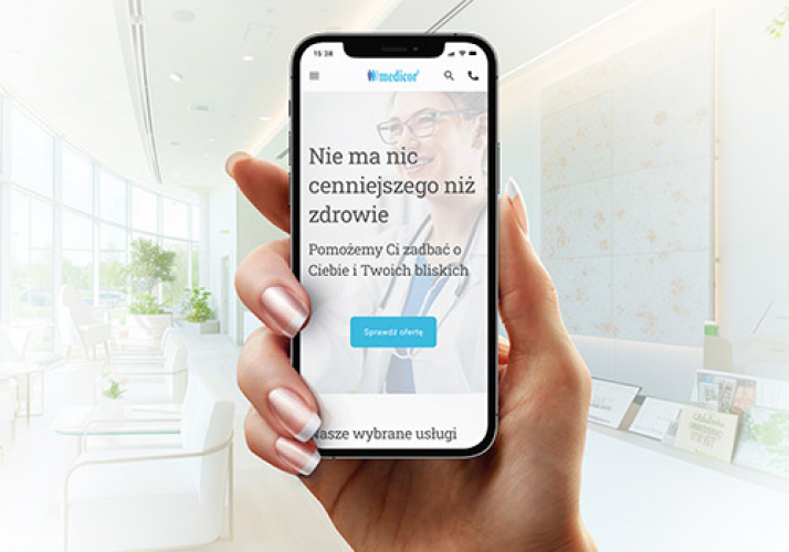 Medicor |  Modern & aesthetic website for healthcare clinic screenshot 1