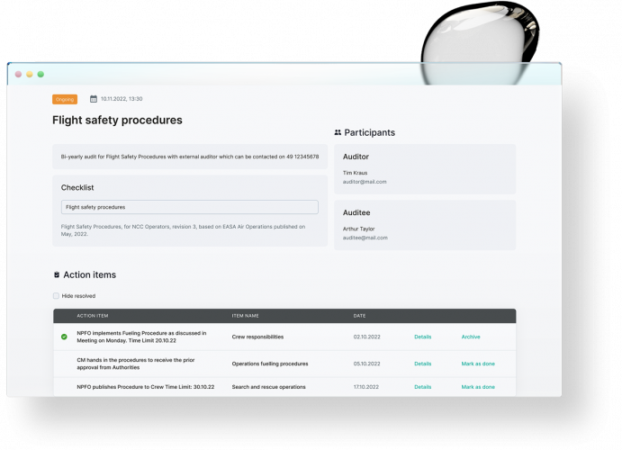 Illumbra | Platform to streamline aviation audit processes screenshot 3