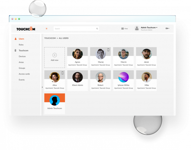 Touchcom | Innovative security system for remote access management screenshot 2