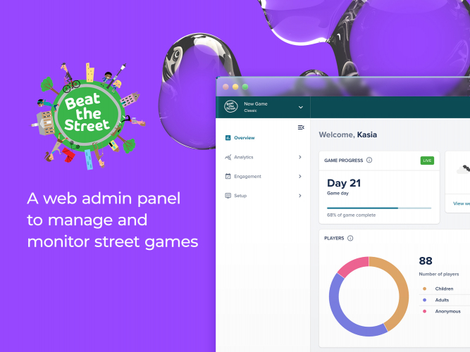 Beat the Street | A web admin panel to manage and monitor street games screenshot 1