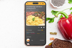 SaaS white-label app for nutrition planning & progress tracking