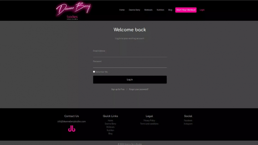 Deanne Berry Workout screenshot 2