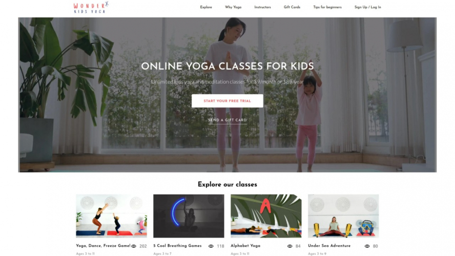 Wonder Kids Yoga screenshot 1