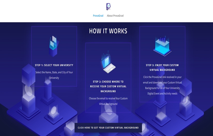 ProvaGrad diploma notarization with blockchain screenshot 1
