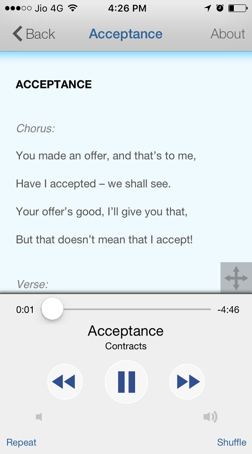 Study Songs screenshot 2