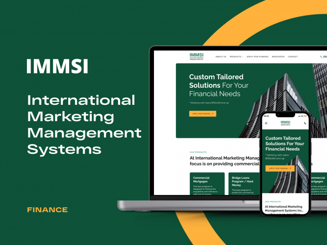Deleted Website Restoration and Redesign for the financial company IMMSI screenshot 1