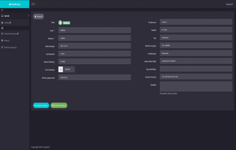 Registry of Hardware screenshot 2
