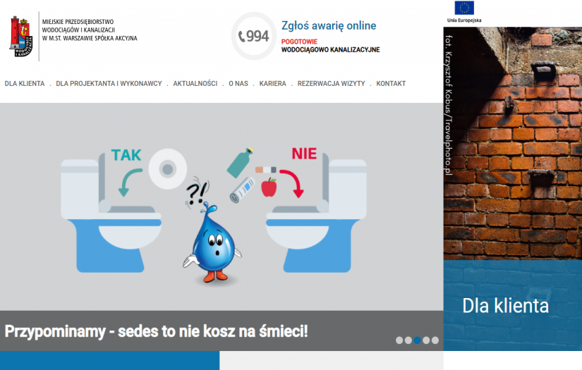 Warsaw Water and Sewerage Department screenshot 2