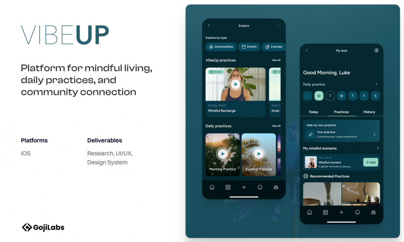 VibeUp - Platform for mindful living, daily practices, and community connection screenshot 3