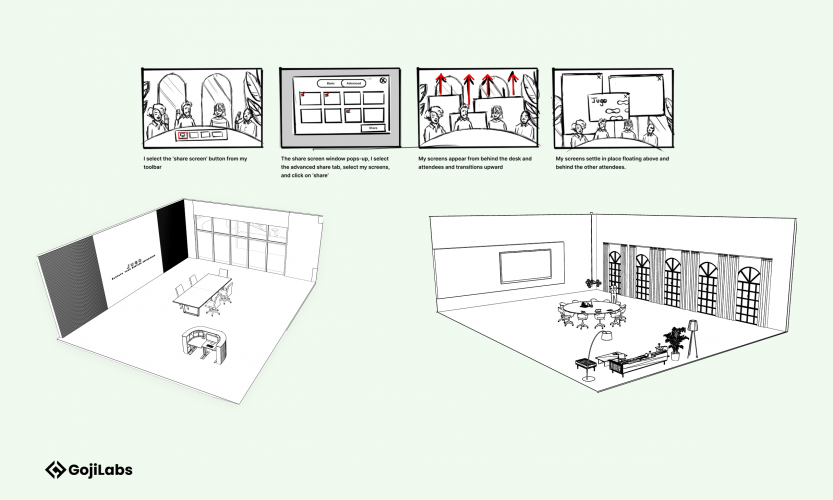 Jugo - Enhancing organic collaboration in Jugos virtual 3D environments screenshot 4