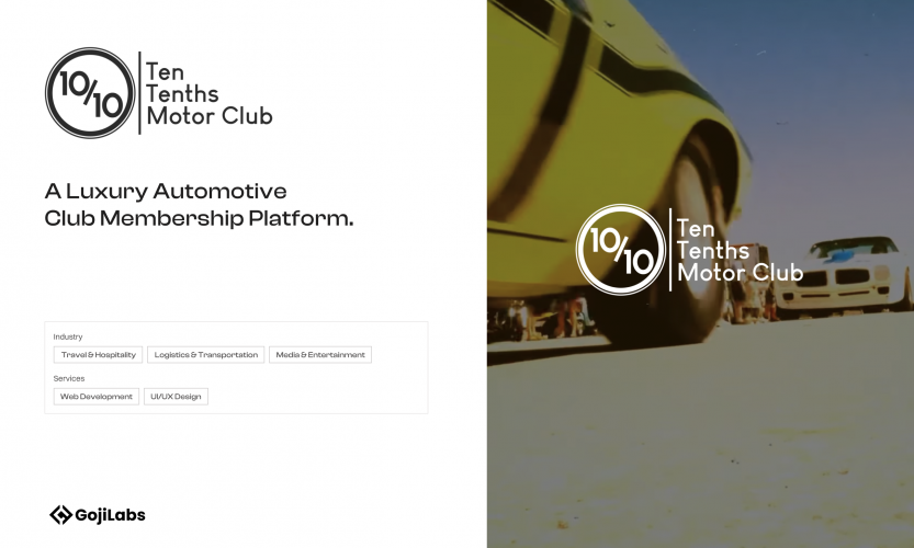 Ten Tenths -  A Luxury Automotive Membership Club screenshot 1