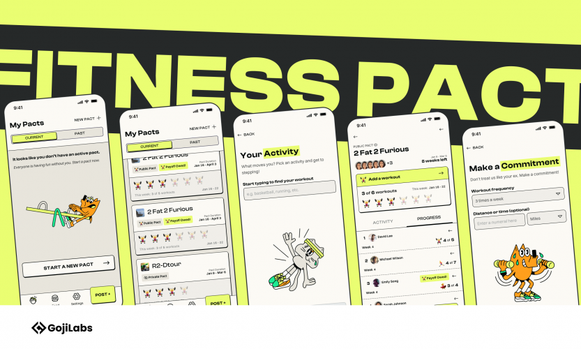 Fitness Pact - Promoting Fitness Goal Accountability within a Playful Community. screenshot 3