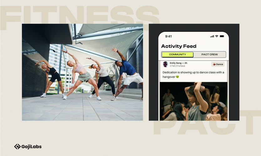 Fitness Pact - Promoting Fitness Goal Accountability within a Playful Community. screenshot 2