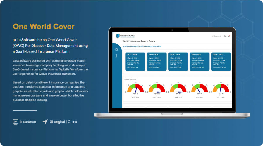 OWC Control Room - SaaS Based Insurance Platform screenshot 1