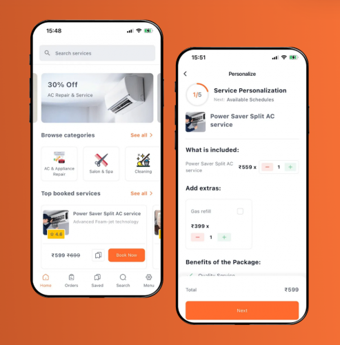 axiusSoftware Develops an Universal On-demand Marketplace Mobile APP screenshot 1