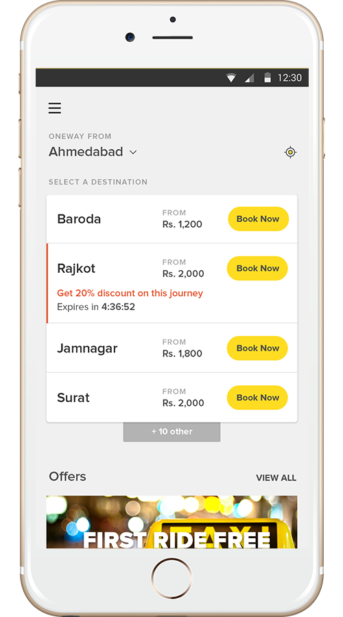 ONE WAY CAB screenshot 2