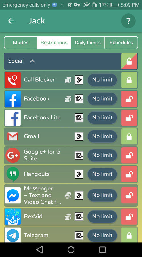 Cross-platform parental control solution Kidslox screenshot 3