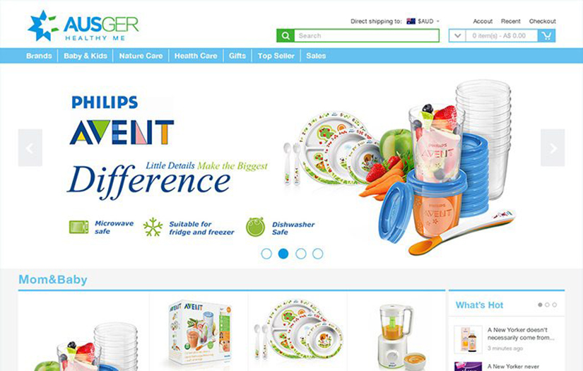 Ausger (Web Design) screenshot 2
