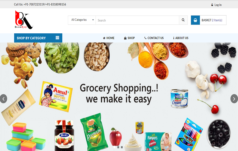 Grocery Portal: BloomKart screenshot 2