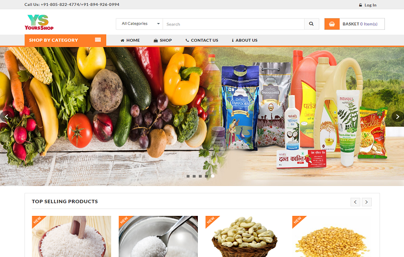 Yoursshop : GROCERY PORTAL screenshot 2