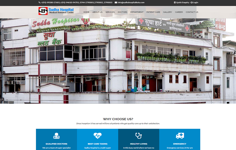 Sudha Hospital Kota : Hospital Management System screenshot 1