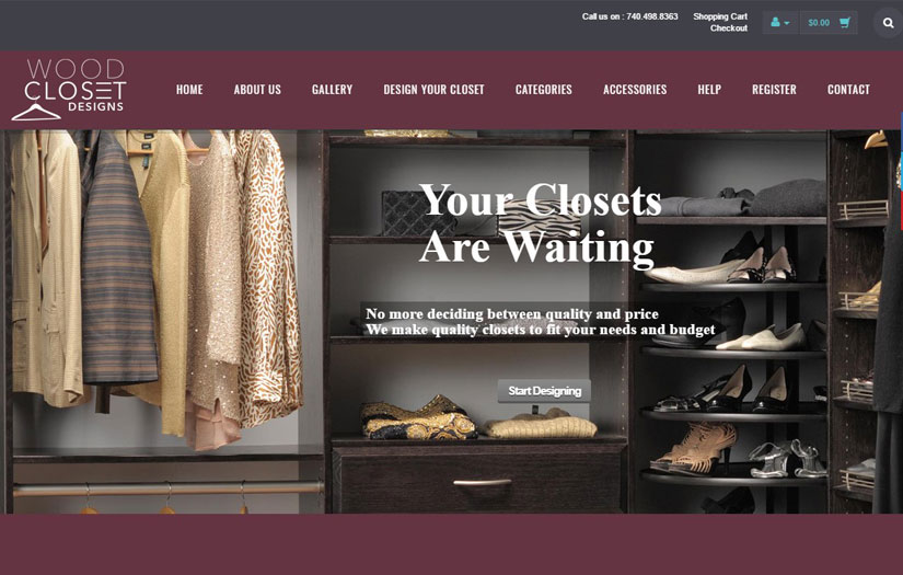Wood Closet Designs screenshot 1