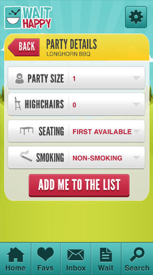 WaitHappy screenshot 2