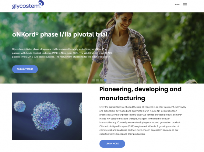 Glycostem Therapeutics screenshot 1