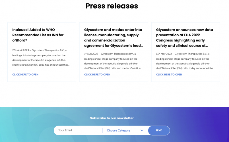 Glycostem Therapeutics screenshot 2