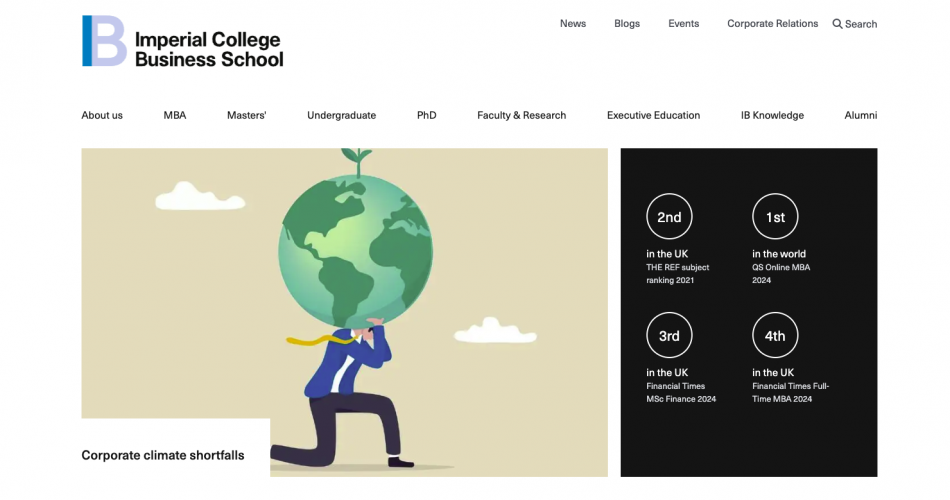 Imperial College Business School screenshot 2
