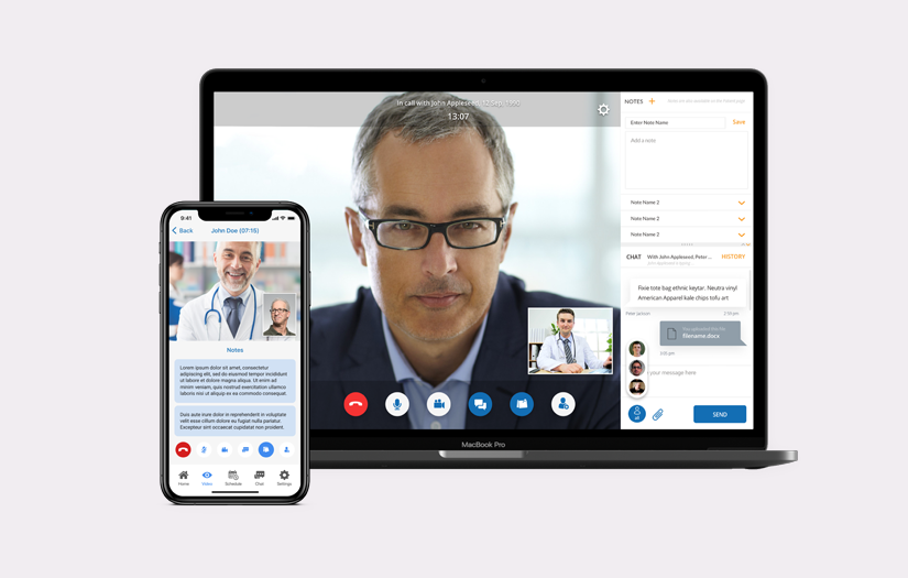 HIPAA Video Web and Mobile Platforms Development screenshot 1