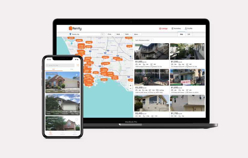 Rently Apllication Development screenshot 1