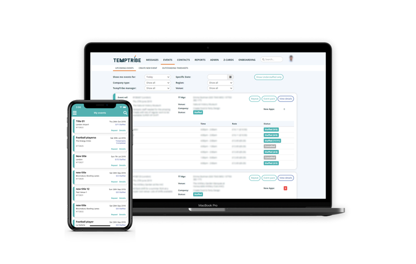 Temptribe Mobile and Web Applications Development screenshot 1