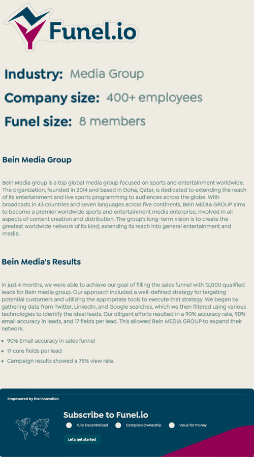 Boosting Business Growth: A Bein Media Case Study screenshot 2