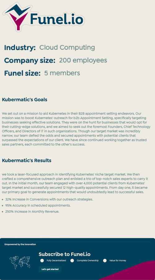Boosting Your Outreach Efforts: A Cost-Effective Case Study of Kubermetics screenshot 2