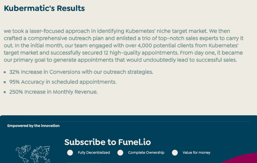 Boosting Your Outreach Efforts: A Cost-Effective Case Study of Kubermetics screenshot 1