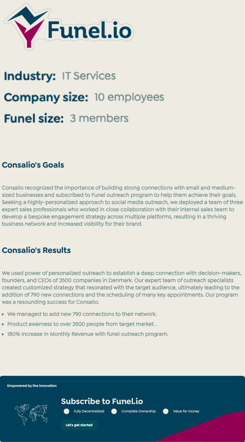 Success for SaaS Companies: Consalio Case Studies screenshot 2