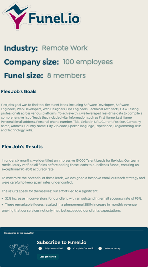Revolutionizing Recruitment: A FlexJobs Case Study on Talent Leads screenshot 1