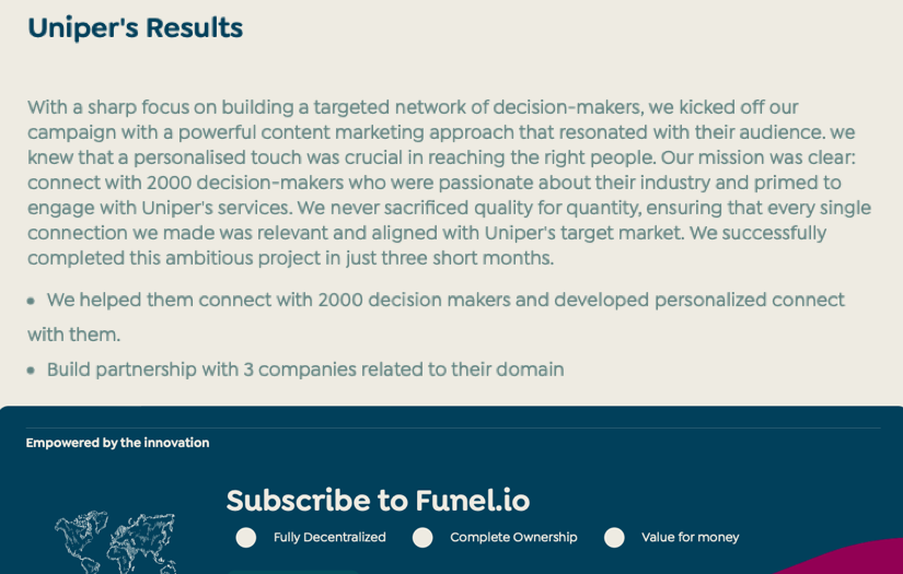 Powering Up Your Sales: Funel - The Best Sales Company for Energy Companies screenshot 1
