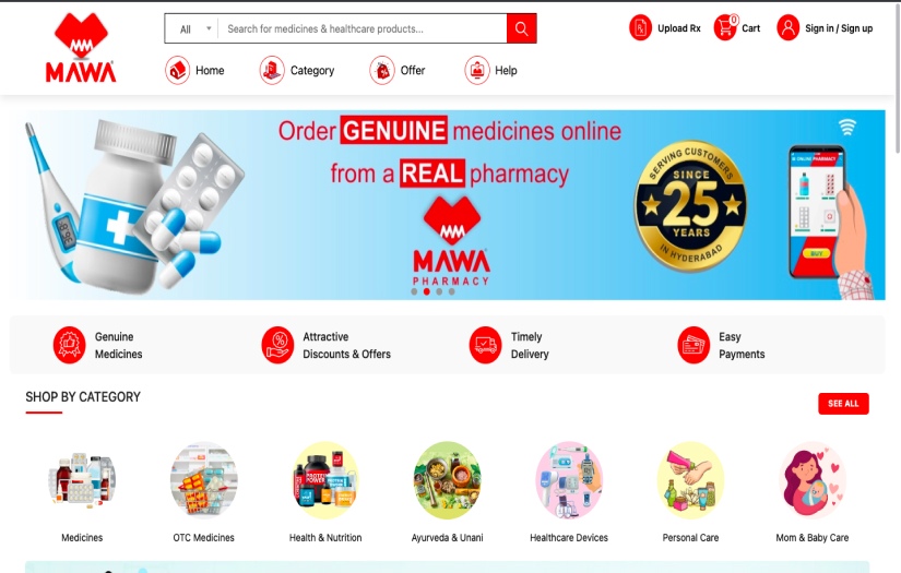 Mawa Pharmaceuticals screenshot 1