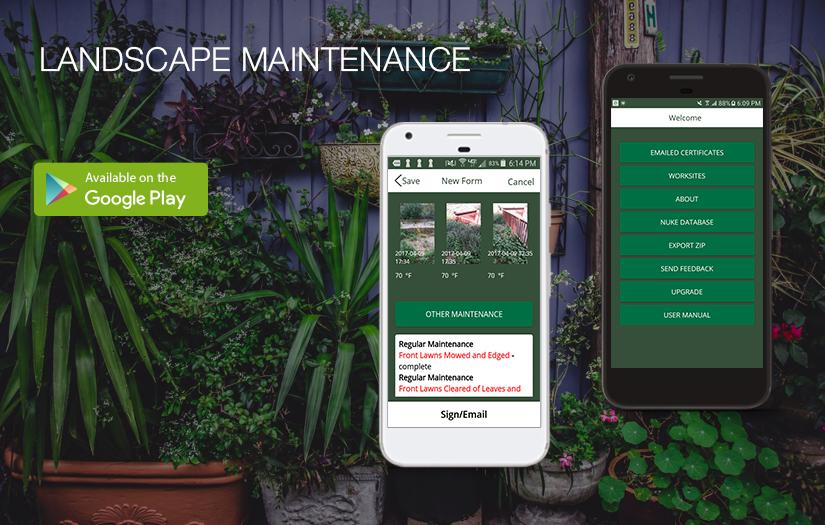 Landscape Maintenance App screenshot 1