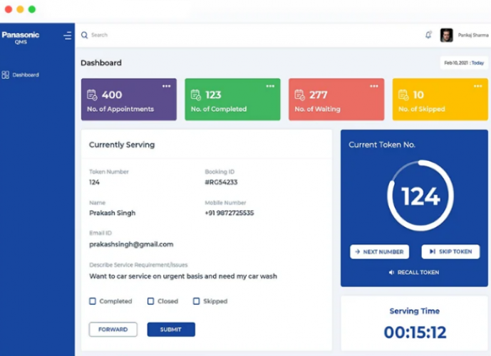 Signage Compatible Queue Management System screenshot 1