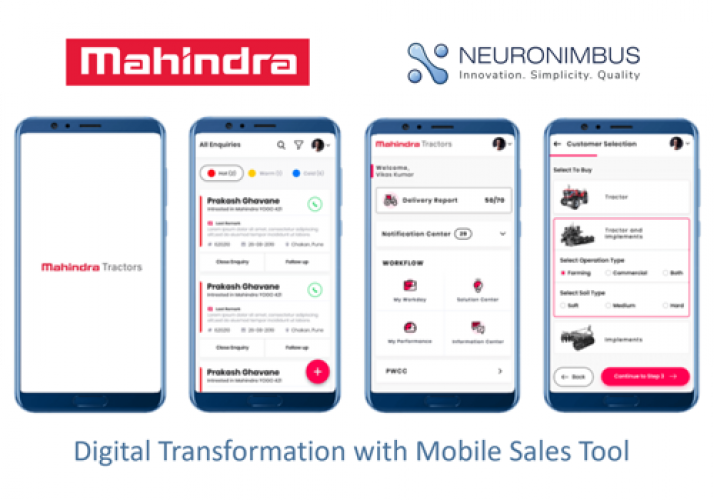 Digital Transformation with Mobile Sales Tool screenshot 1