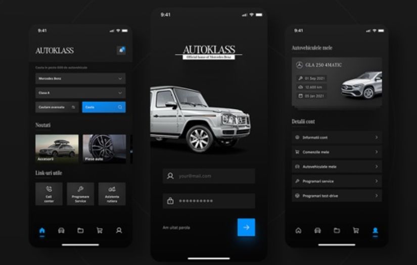 Autoklass: Luxury Car Sales Web & Mobile Platform screenshot 1